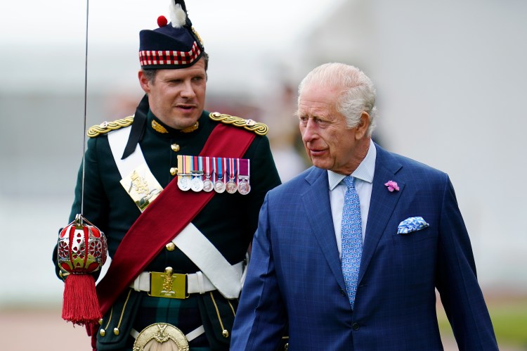 Charles and Camilla’s curtailed Edinburgh visit still full of pomp