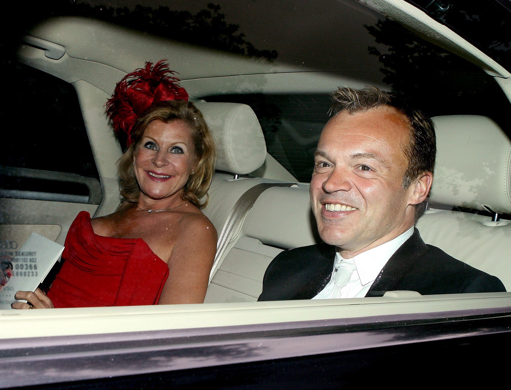 With Graham Norton at an Elton John fundraiser, 2008