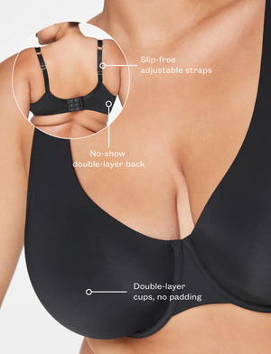 24/7® Classic Second Skin Unlined Bra