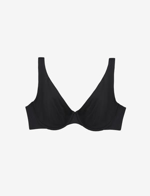 24/7® Second Skin Unlined Bra, Black - Thirdlove - Nylon/Spandex