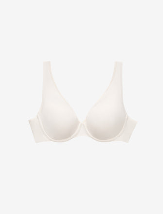 Organic Cloud Cotton Bra, Sea Salt - Thirdlove - Organic Cotton/Spandex