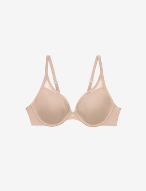 24/7® Classic Uplift Plunge Bra, Taupe - Thirdlove - Nylon/Spandex