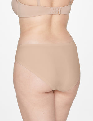 ComfortStretch Bikini - Taupe - Nylon/spandex - ThirdLove,modelX