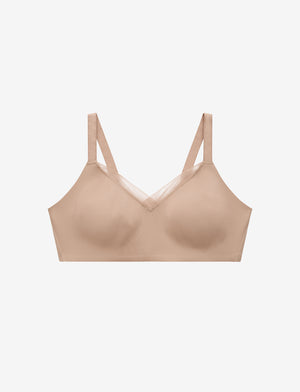 Sculpting Wireless Minimizer, Taupe - Thirdlove - Nylon/Spandex