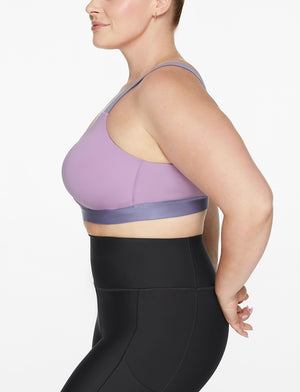 Kinetic Impact Sports Bra, Lilac Blush - Thirdlove - Nylon/Spandex/Powermesh,model5