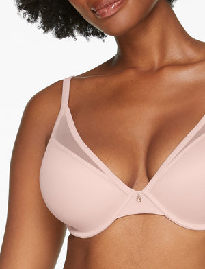 24/7® Classic Uplift Plunge Bra, Rose Dust - Thirdlove - Nylon/Spandex,model1