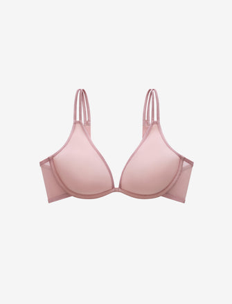 Bare Mesh Plunge Bra, Atmosphere - Thirdlove - Mesh