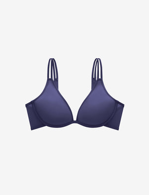 Bare Mesh Plunge Bra, Indigo - Thirdlove - Mesh