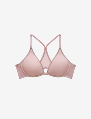 Bare Mesh Front Close Racerback Bra, Atmosphere - Thirdlove - Mesh