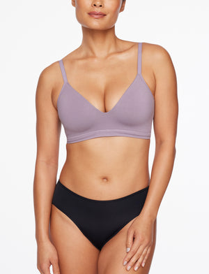 Form 360 Fit™ Wireless Bra, Stormy Lilac - Thirdlove - Nylon/Spandex,model