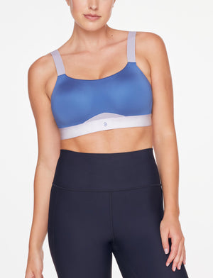 Kinetic Adjustable Sports Bra, Vintage Blue - Thirdlove - Polyester/Spandex,modelDDD