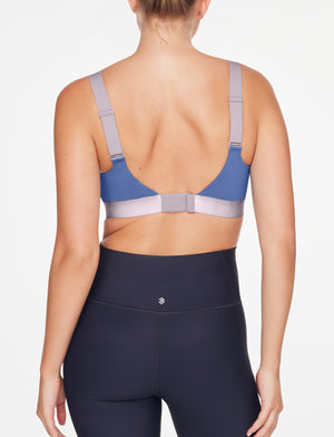 Kinetic Adjustable Sports Bra, Vintage Blue - Thirdlove - Polyester/Spandex,modelDDD