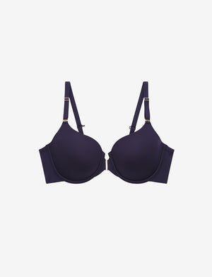 ComfortStretch Smoothing Front Close Bra, Navy - Thirdlove - Nylon/Spandex