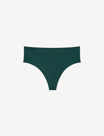 24/7® High Rise Thong - eucalyptus - Nylon/spandex - ThirdLove