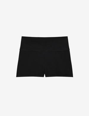 Organic Cloud Cotton High Rise Short - Black - Organic cotton/spandex - ThirdLove