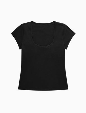 Organic Cloud Cotton Shelf Bra Tee