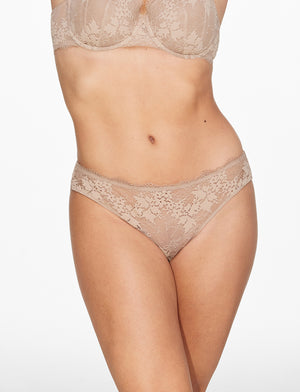 All Day Lace Bikini - Taupe - 51% Recycled nylon/42% Nylon/7% Spandex - ThirdLove,model3