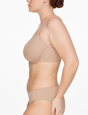 ComfortStretch Smoothing Full Coverage Bra, Taupe - Thirdlove - Nylon/Spandex,modelVV