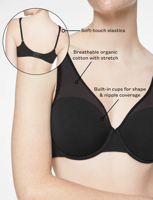 Organic Cloud Cotton Perfect Coverage Bra