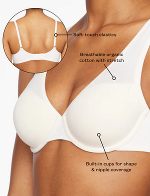 Organic Cloud Cotton Perfect Coverage Bra