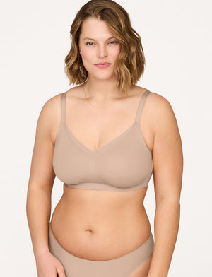 Sculpting Wireless Minimizer, Taupe - Thirdlove - Nylon/Spandex,modelUU