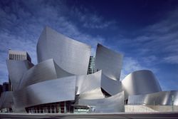 Modernist Walt Disney Concert Hall, Los Angeles, California, Designed by Architect Frank Gehry