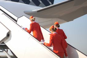 Airline flight attendants have secret language