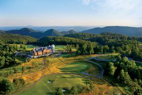 Aerial view of Primland Resort