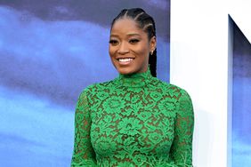 Keke Palmer attends the UK premiere of "NOPE" at the Odeon Luxe Leicester Square in London, England