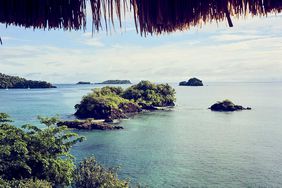 View of the Pacific from the terrace at Islas Secas, Panama