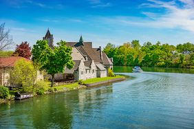 CayugaâSeneca Canal in Seneca Falls, New York