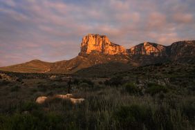 Rock formations at Guadalupe Mountains National Park
