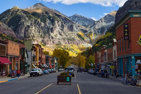 The main street of Telluride, Colorado