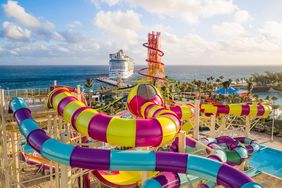 Waterslides at Perfect Day at Coco Cay