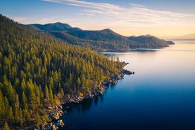 Aerial view of Lake Tahoe