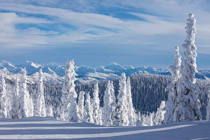 Scenic view of Whitefish Mountain Resort