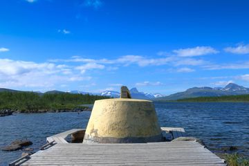 Three-Country Cairn in north Scandinavia