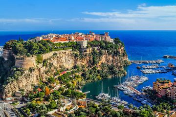 The rock the city of Principaute of Monaco