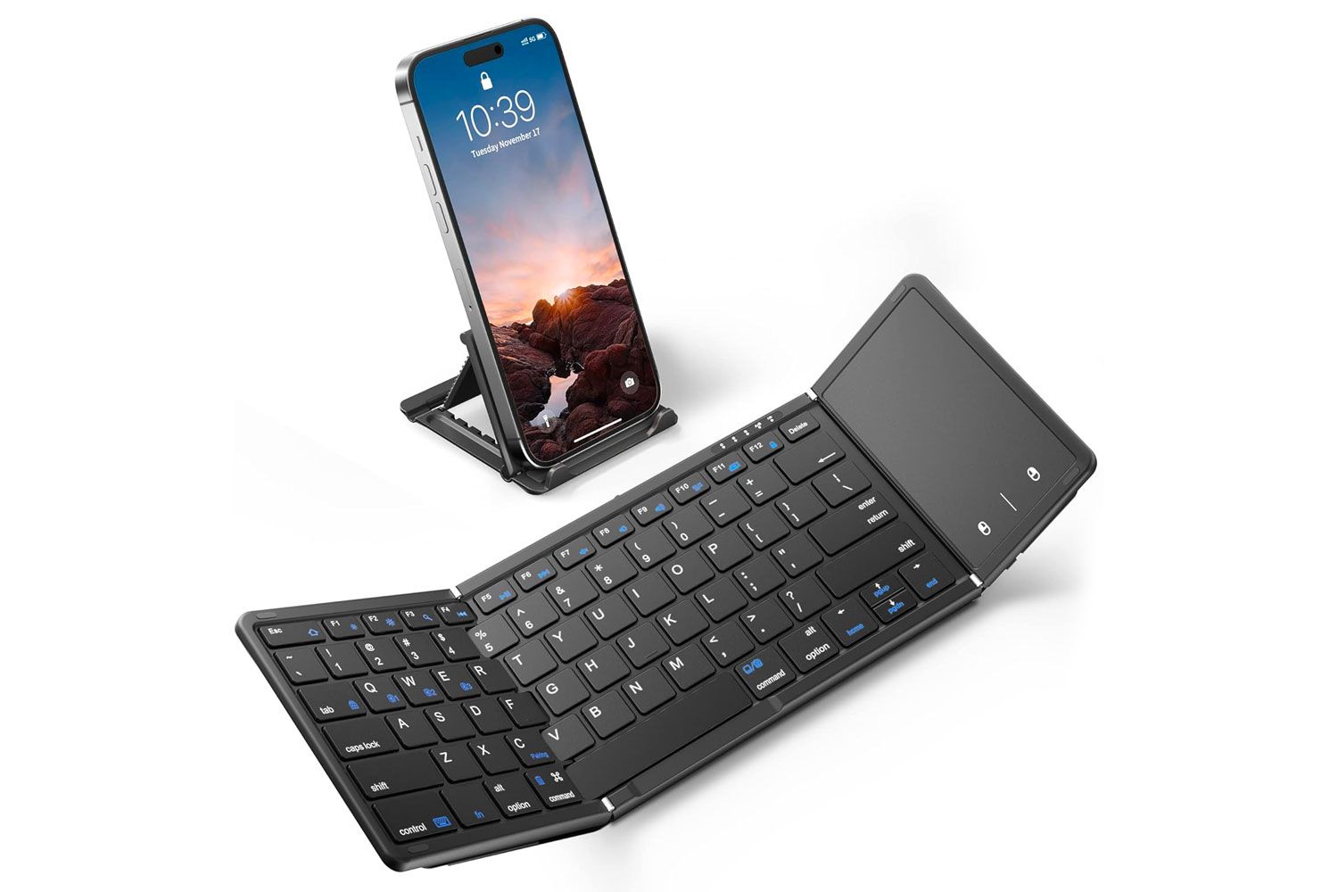 Amazon Samsers Foldable Bluetooth Keyboard with Touchpad