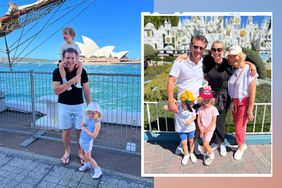 Family photos of Robert Herjavec in Sydney, Australia and Disney 