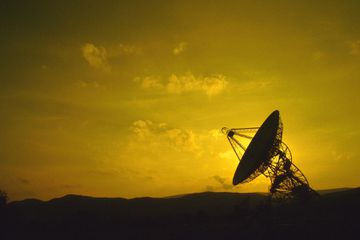 Radio Telescope at the Greenbank Observatory