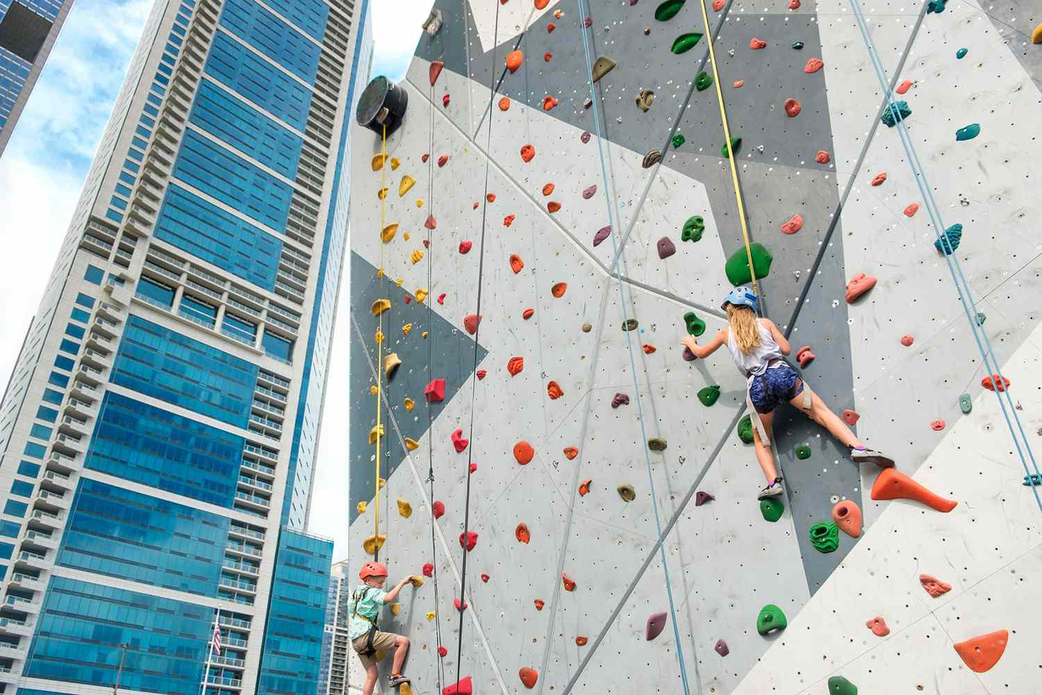 Climbing Wall at Maggie Daley Park, Chicago