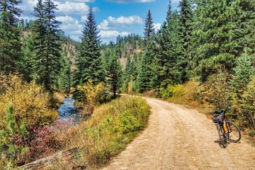 Bike on the George S. Mickelson Trail, South Dakota