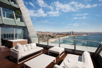 Pool area at W Barcelona