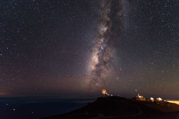 Milky Way over Haleakala in Hawaii