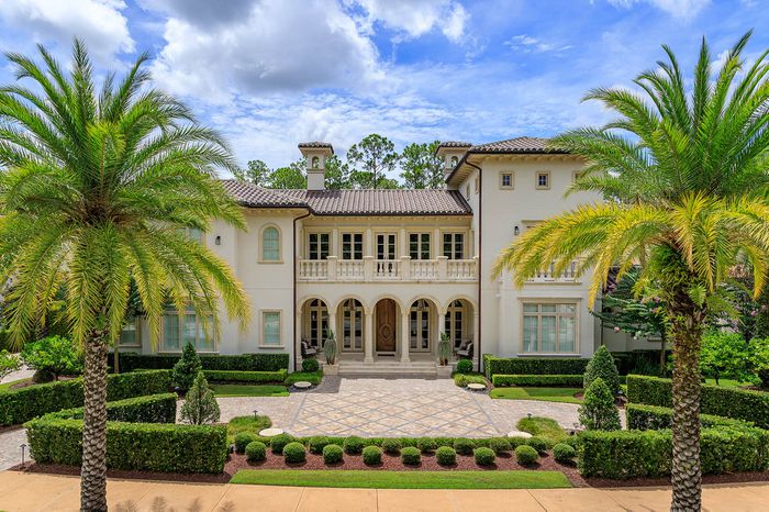 Exterior of Hilda Maria Bacardi's mansion apart of the Four Seasons on the Disney World properties 