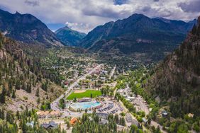 Aerial of Ouray, Colorado