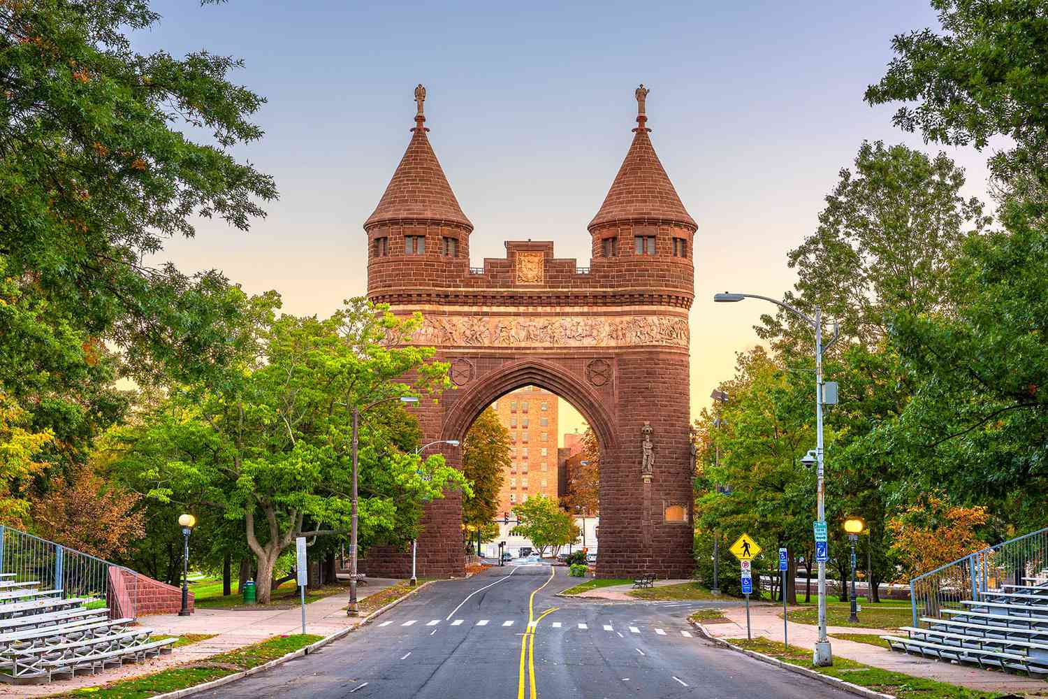 Soldiers and Sailors Memorial Arch in Hartford, Connecticut