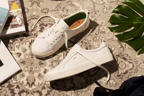 These Comfy Leather Sneakers Require Zero Break-in Period â and They're About to Sell 