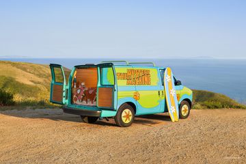 Airbnb's Mystery Machine Van from Scooby Doo